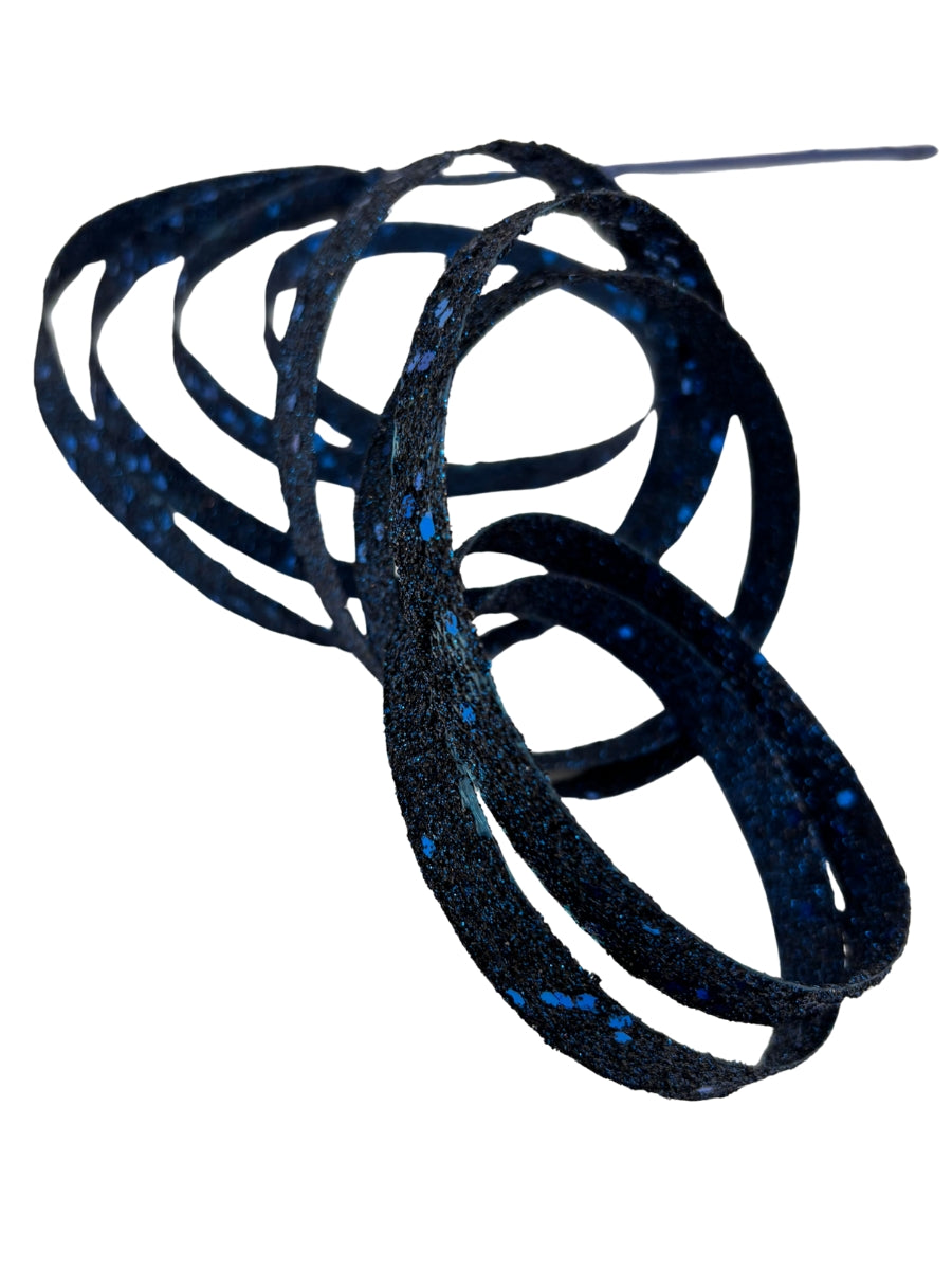 Glitter Spiral Ribbon Spray 25''